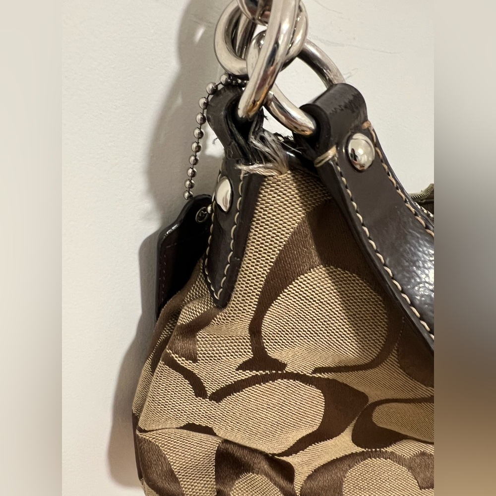 Coach, Crossbody Bag, Tan and Brown - Picture 9 of 9